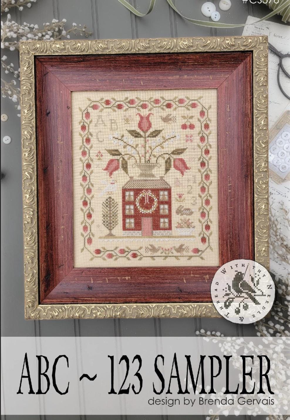 ABC ~ 123 Sampler by Brenda Gervais With Thy Needle & Thread - Etsy