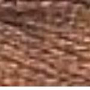 May include: Close-up of a brown and tan textured fabric. The fabric has a woven pattern and a slightly rough texture.