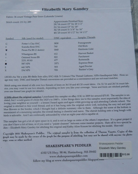 Belle Soie Conversion Chart