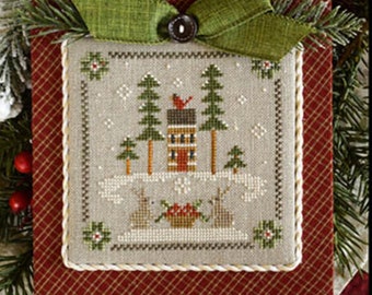 Log Cabin Bunnies ~ part 1 of Log Cabin Christmas by Little House Needleworks