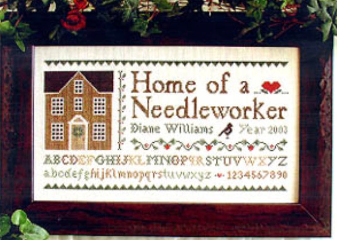 Home of a Needleworker by Little House Needleworks Etsy