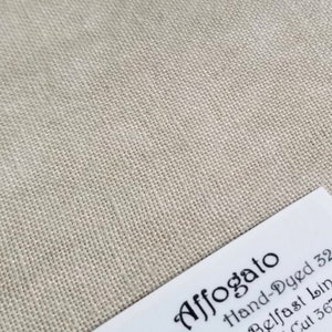 Affogato by Fiber on a Whim (16 count Aida, 32, 36, or 40 count linen, or 28 count Lugana 1/8th yard pricing)