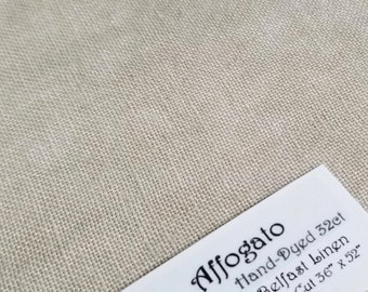 Affogato by Fiber on a Whim (16 count Aida, 32, 36, or 40 count linen, or 28 count Lugana 1/8th yard pricing)