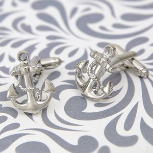 Anchor Sailor Water Captain Boat Cufflinks