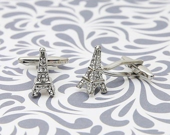 EN VENTE Tour Eiffel Paris Boutons de manchette