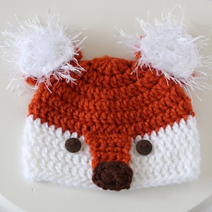 Baby Fox Hat, Fox Beanie, Crochet Fox Hat, Fox Baby Gift, Fox Costume Hat, Fox Photo Prop, Rustic Fox Hat, Baby Shower Gift