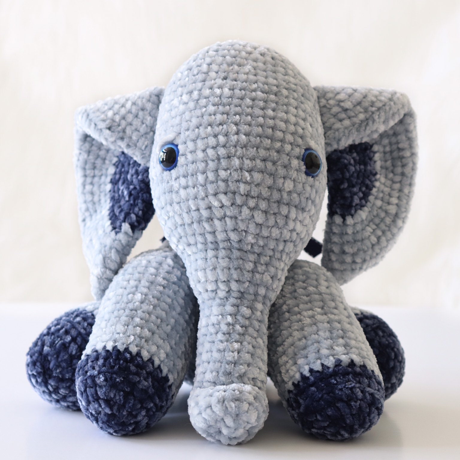 Crochet Elephant New Baby Gift Safari Nursery Decor Coming | Etsy