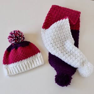 Hat and Scarf sets For Toddlers And Kids, Pom hats, Scarves With Poms, Boys Hat and Scarf, Girls Hat and Scarf, Ski Wear, Snow wear For Kids