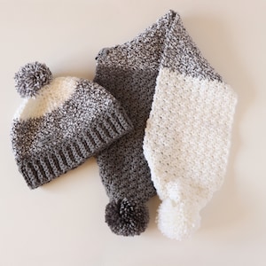 Hat and Scarf sets For Toddlers And Kids, Pom hats, Scarves With Poms, Boys Hat and Scarf, Girls Hat and Scarf, Ski Wear, Snow wear For Kids