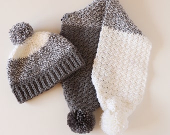 Hat and Scarf sets For Toddlers And Kids, Pom hats, Scarves With Poms, Boys Hat and Scarf, Girls Hat and Scarf, Ski Wear, Snow wear For Kids