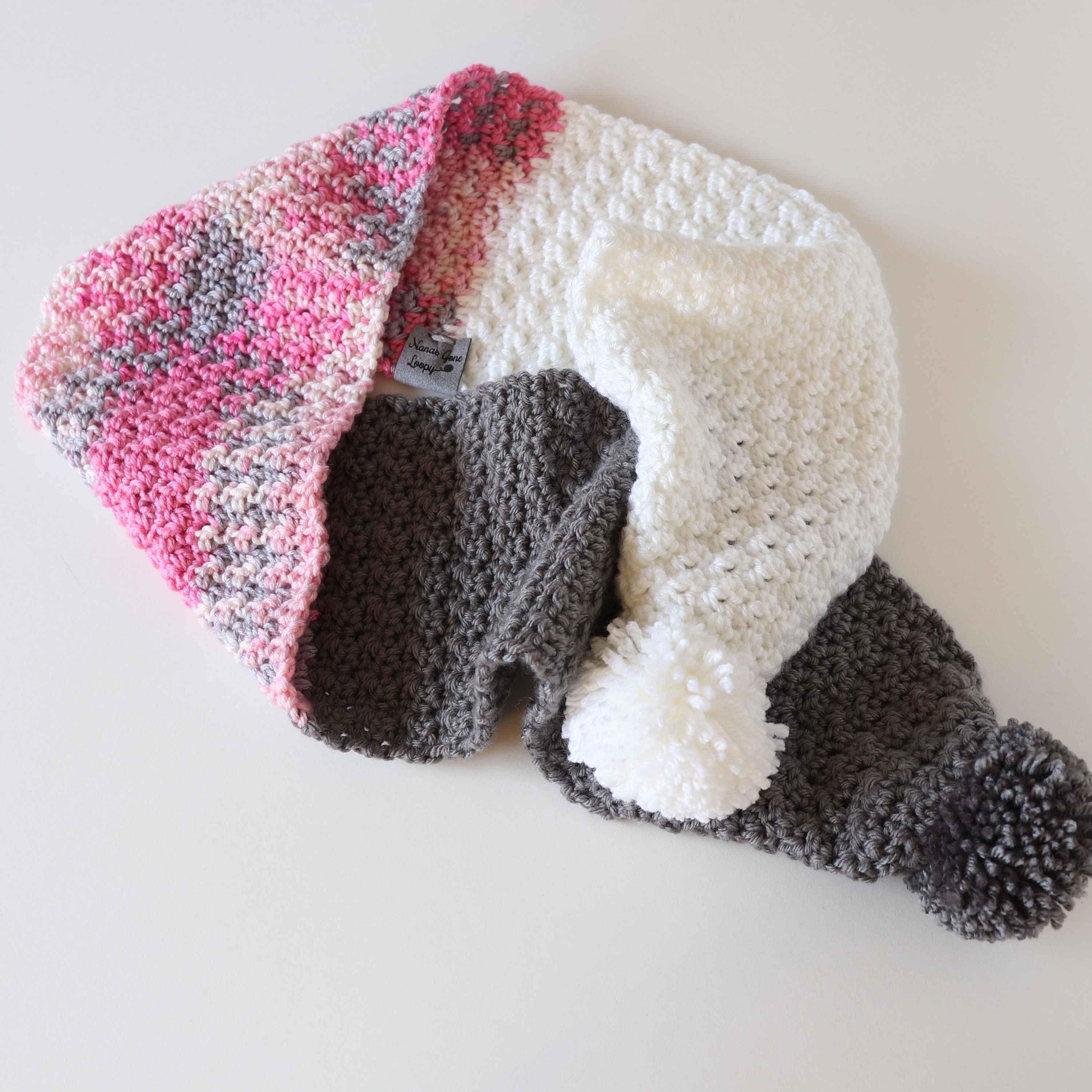 Hat and Scarf Sets for Toddlers and Kids Pom Hats Scarves Etsy UK