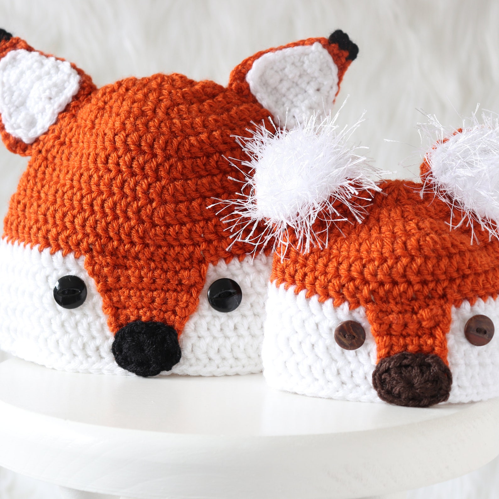 Red Fox Beanie Fox Hats for Kids Adult Fox Hat Kids Animal Etsy
