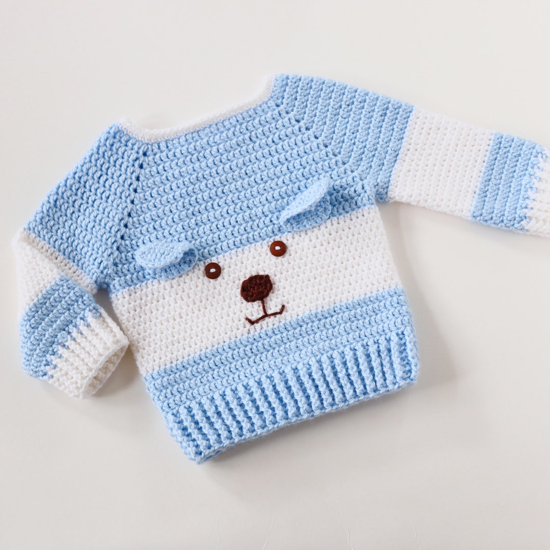 Boys Baby Sweater Scoop Neck Sweater Baby Cardigans Baby Etsy