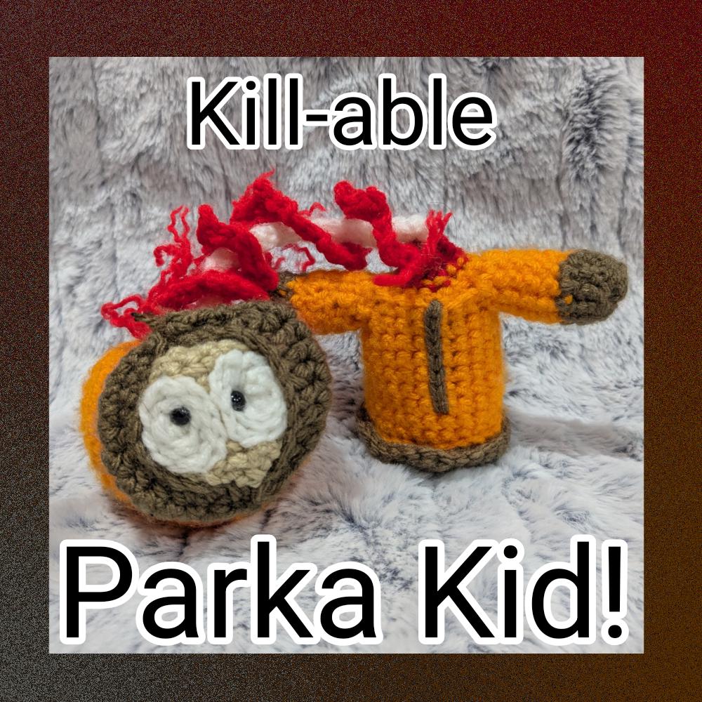 Kill-able Parka Kid! - Original Crochet Plush