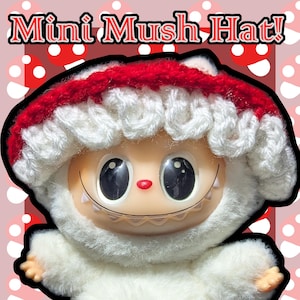Mushroom Hat and Jelly Fish Hat for Labubu - Accessory