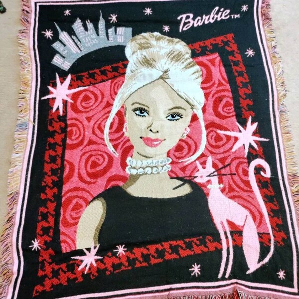 Barbie Blanket Etsy