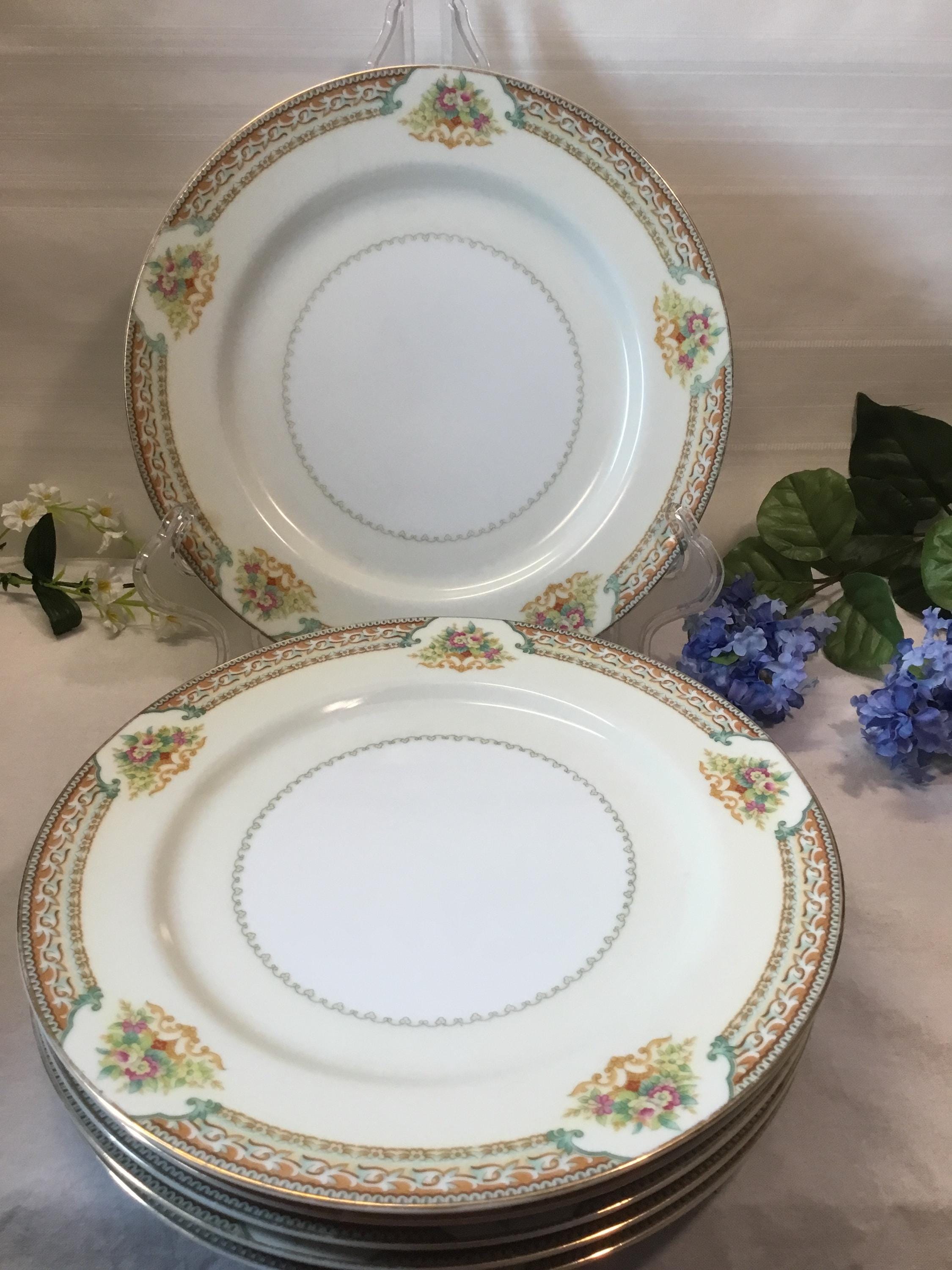 Jyoto China ヴィンテージ食器6点 Vintage Jyoto China JYO58 Occupied Japan Dinner Plates, Set