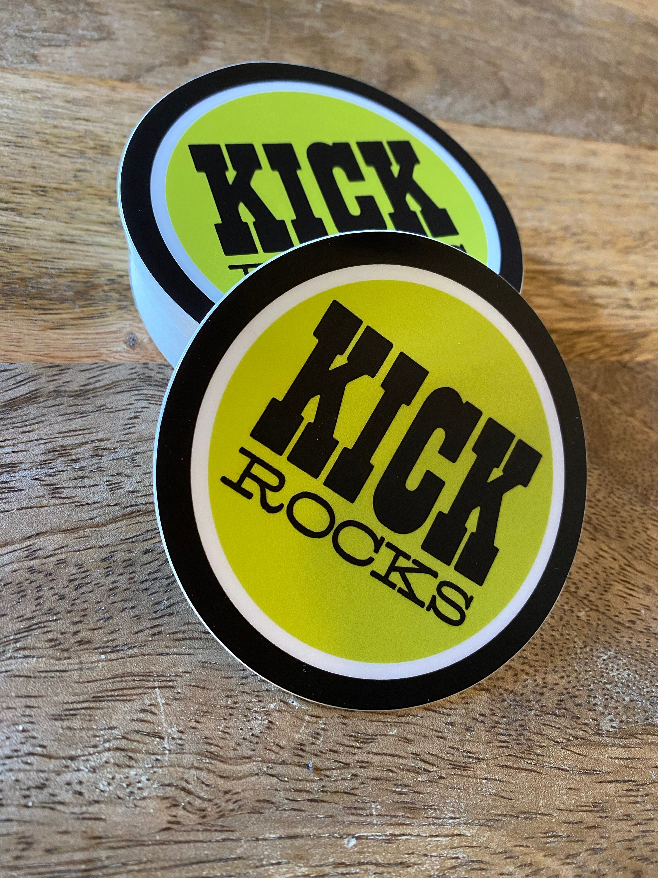 Kick Rocks Vinyl Sticker - Etsy
