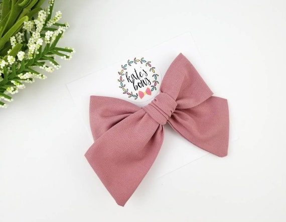 2 X 3.5 INCH BLACK BOW TIE STYLE HAIR BOW WITH ALIGATOR CLIP PERFECT GIFT UK
