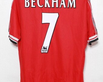 7 DAVID BECKHAM - Manchester United Football shirt