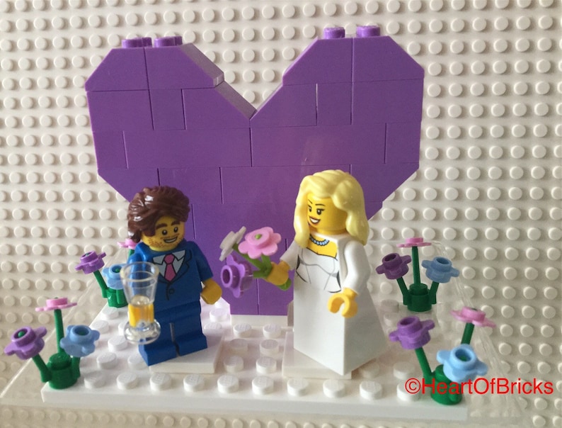 NEW LEGO WEDDING ARCH YELLOW /& WHITE FLOWERS FOR BRIDE AND GROOM MINIFIGURES