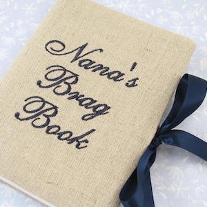linen brag book