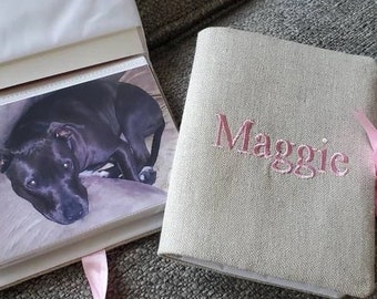 Álbum de fotos personalizado para mascotas, álbum de fotos para perros, álbum de fotos personalizado para mascotas, álbum de fotos para gatos, álbum de fotos conmemorativo para perros, libro de recuerdos para mascotas (4 x 6)