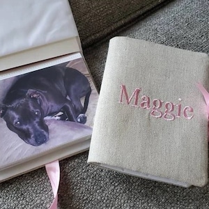 Custom Photo Album for Pets, Dog Photo Album, Pet Custom Photo Book, Cat Photo Album,  Dog Memorial Photo Album, Pet Memory Book 4X6