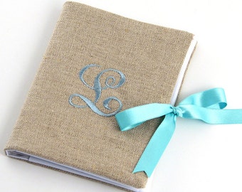 Personalized Photo Album ~ Monogrammed Brag Book ~ Monogram Photo Album ~ Linen Photo Album ~ Personalized Wedding Album ~ Custom 4x6 Album