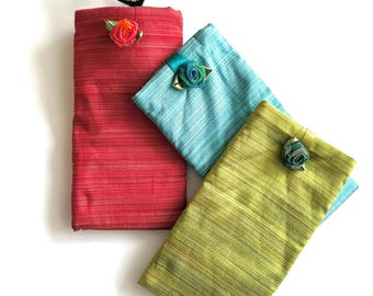Estuche de seda para gafas, estuche blando para gafas, estuche para gafas de lectura, regalo para el Día de la Madre, estuche para gafas de sol