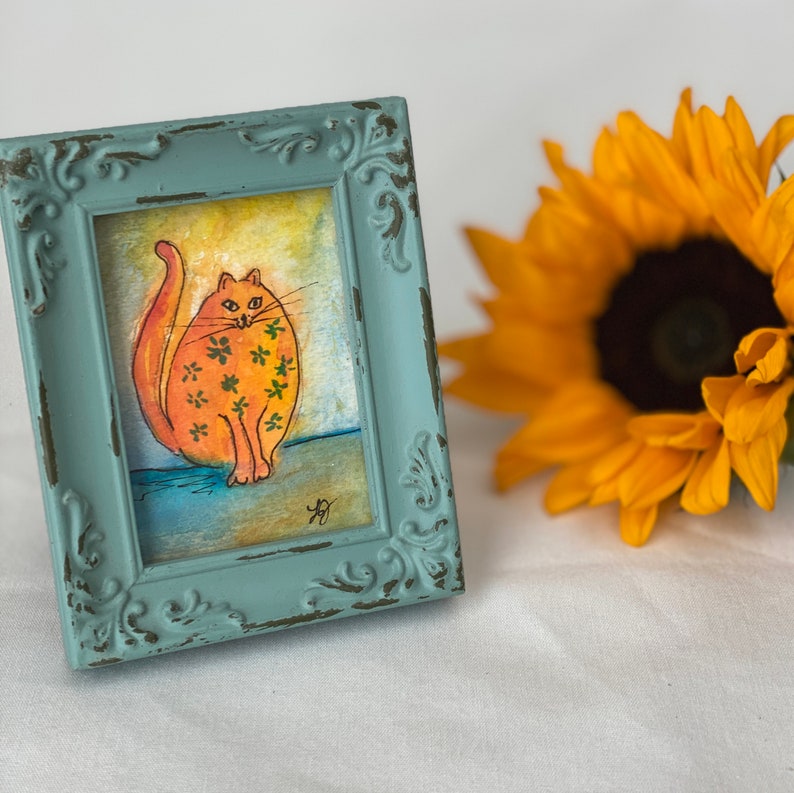 Original Miniature Watercolor Painting ACEO Collectible Art Etsy