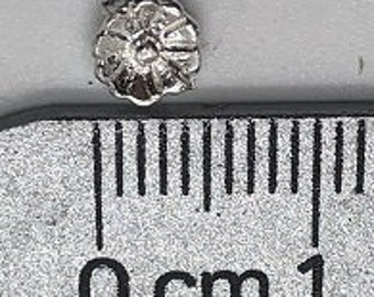 10 Small flower Sterling Silver Small Castings for Silversmithing Projects, will make your designs unique, very profitable and easy to sell.