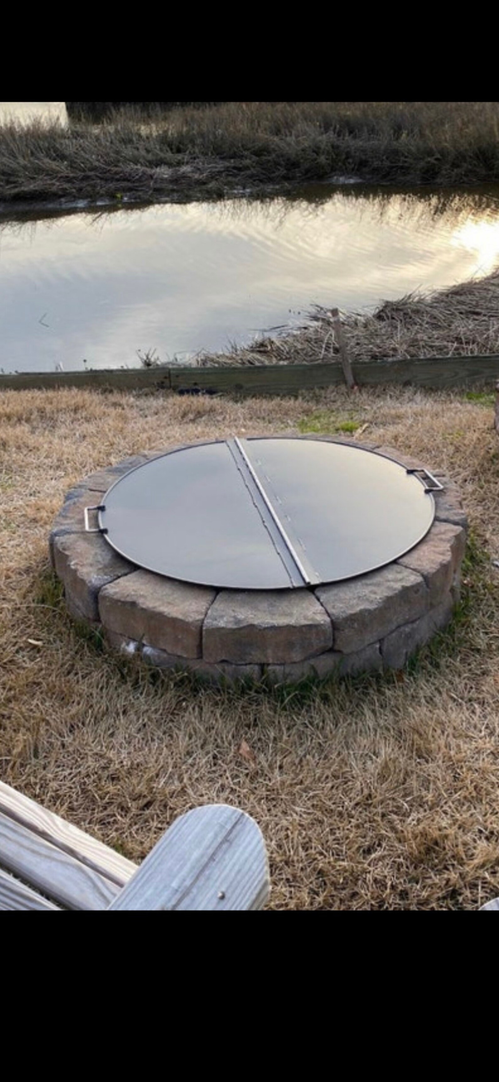 FIRE PIT SNUFFER Coverround Folding Snuffer Cover304 Etsy