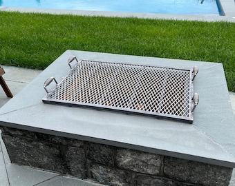 FIRE PIT COOKING grate- Fire Pit Cooking Grid