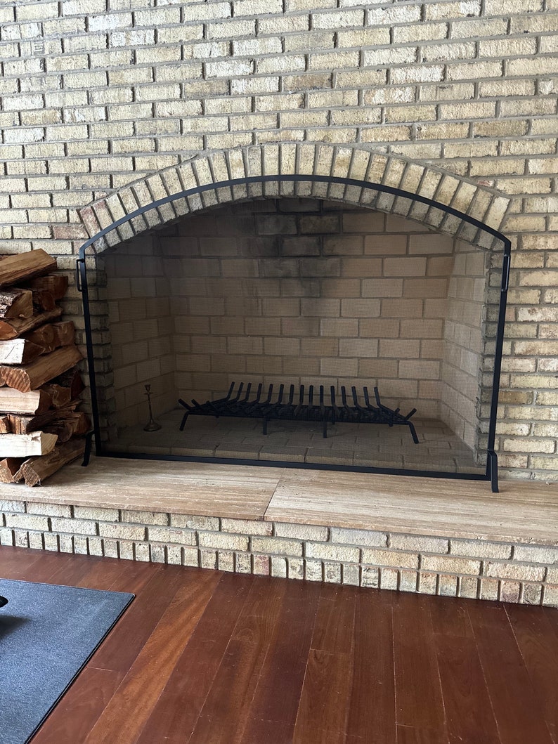 FirepitScreens Arch Fireplace Screen - Thumbnail 4
