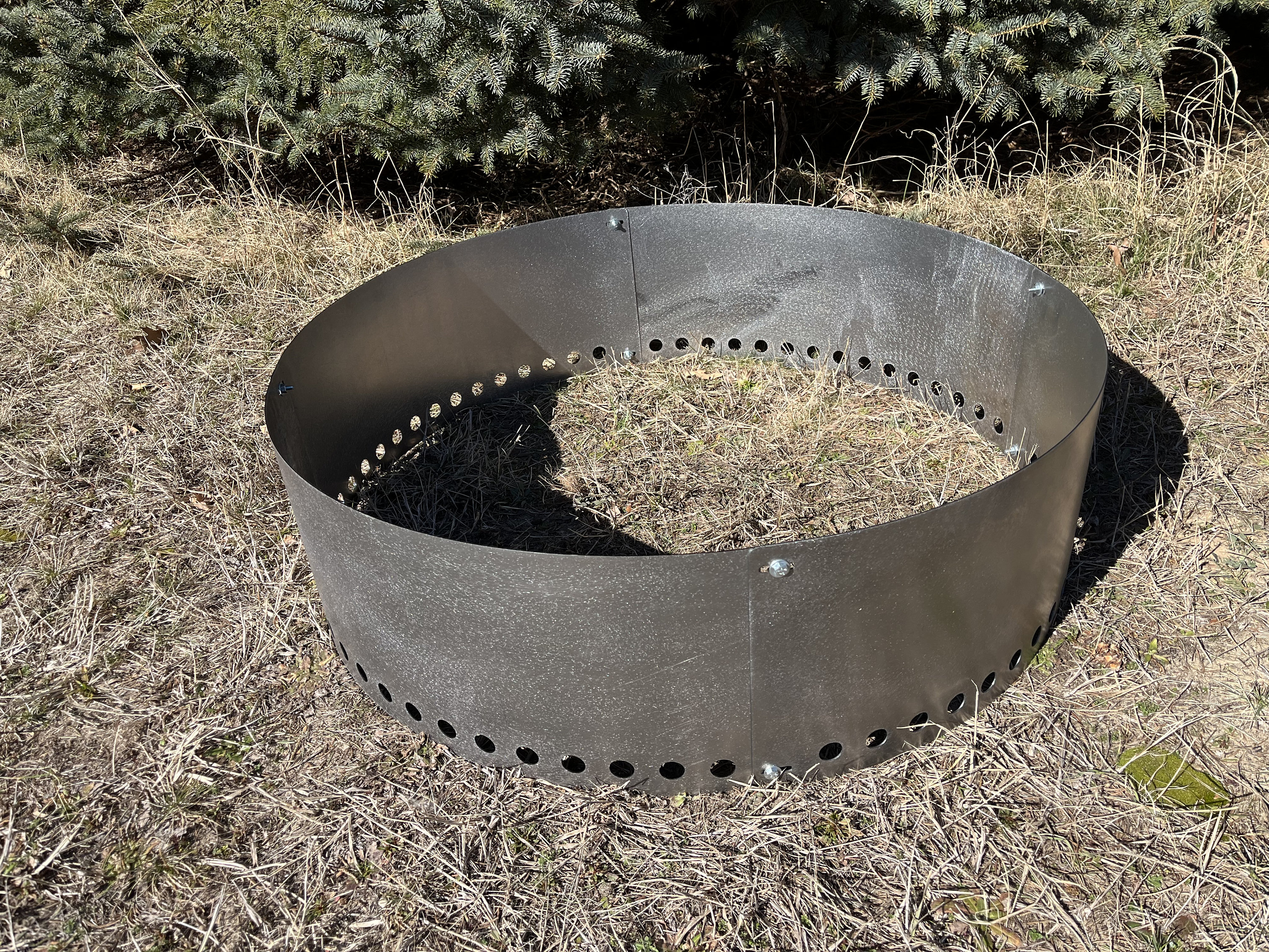 METAL FIRE PIT Ring or Fire Pit Liner with Smokeless Feature - Etsy.de