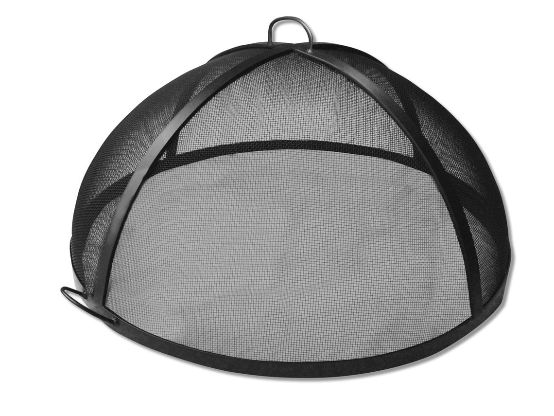 FIRE PIT SAFETY Screenlift off Dome Round Fire Pit Screenall Etsy