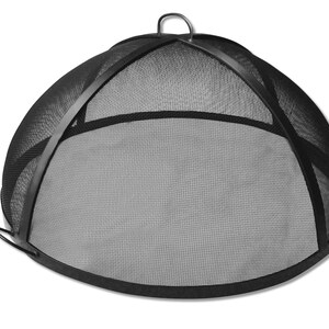 Lift off Dome Fire Pit Safety Screen 304 Stainless Mesh Steel, Round ...