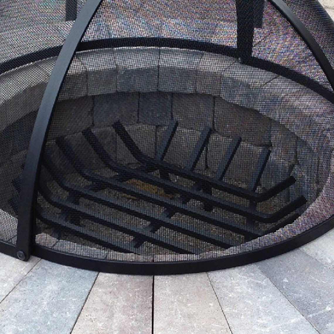 Round Fire Pit Grate 5/8 Heavy Bar Etsy