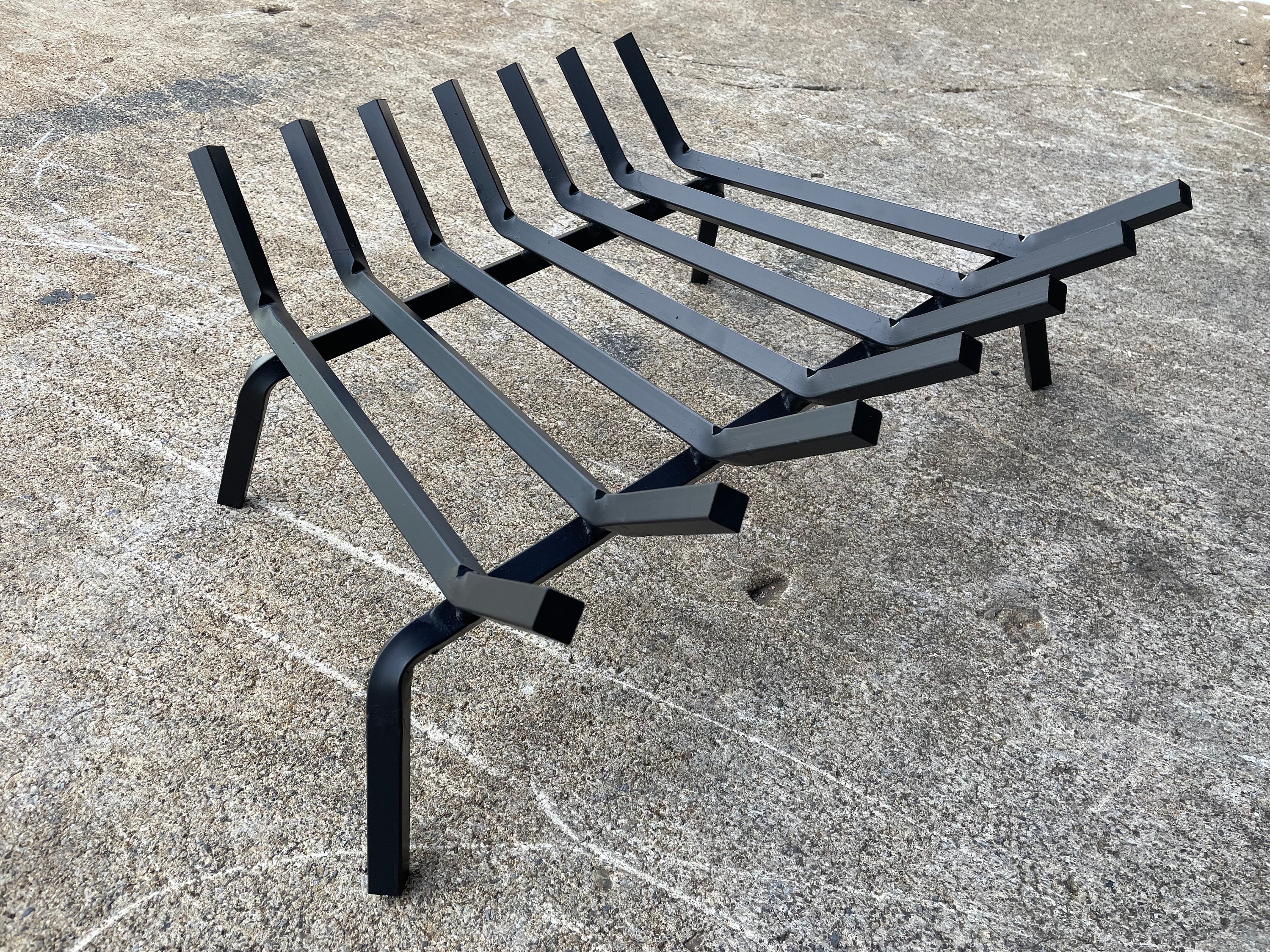 FIREPLACE GRATE TAPERED Design Heavy Duty Wood Burning Grate - Etsy