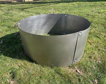 CORTEN STEEL-METAL Fire Pit Round Ring or Fire Pit Liner-Insert 14" Tall