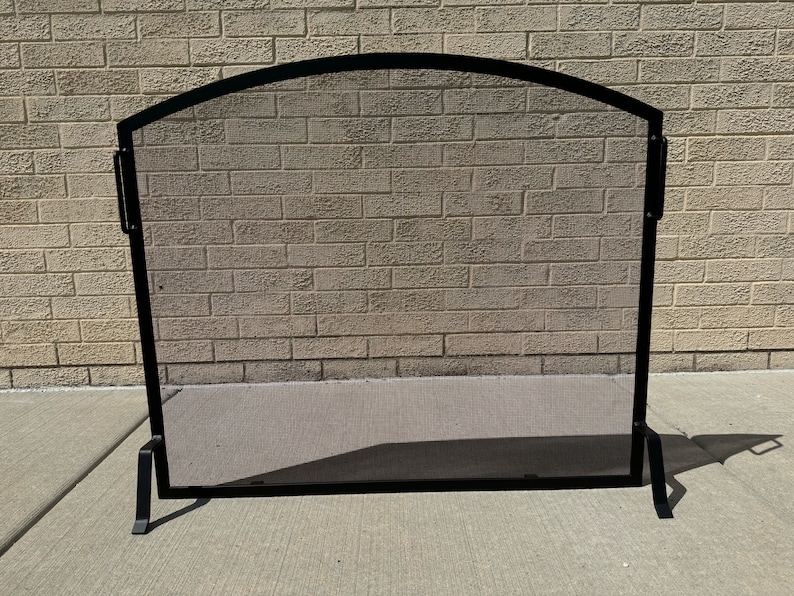 FirepitScreens Arch Fireplace Screen - Thumbnail 2
