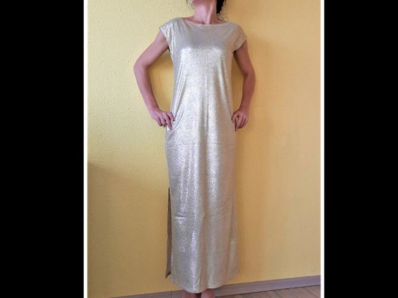 gold beach dress