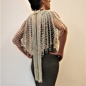 Crochet Wrap Pattern, Wedding Shawl, Summer Cardigan, Beach Cover Up