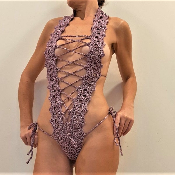 Crochet LINGERIE pattern PDF І Sexy underwear bikini PDF І Pole Dance bikini Tutorial