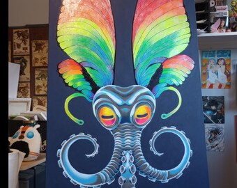 acrylic painting "Elephant"