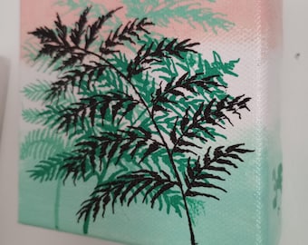 acrylic painting "Ferns"