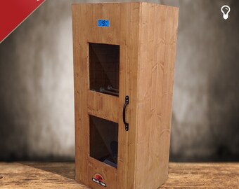 Biltong Box With Perspex Window 10kg Jerky Dryer Meat Etsy