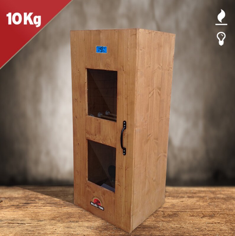 Biltong Box With Perspex Window & Temperature Display 10kg 