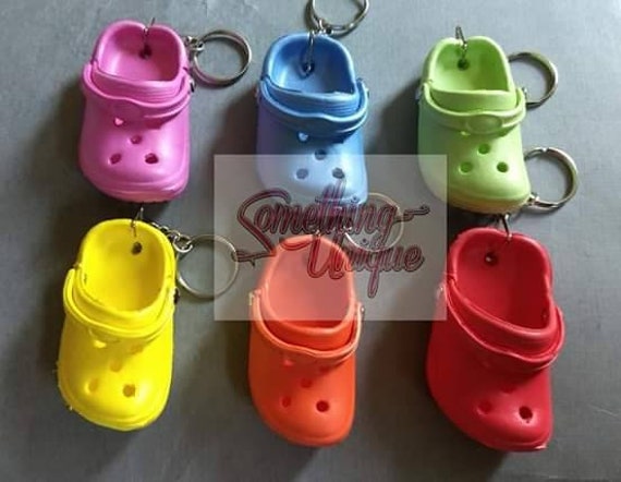 Rubber Clog Keychain Etsy